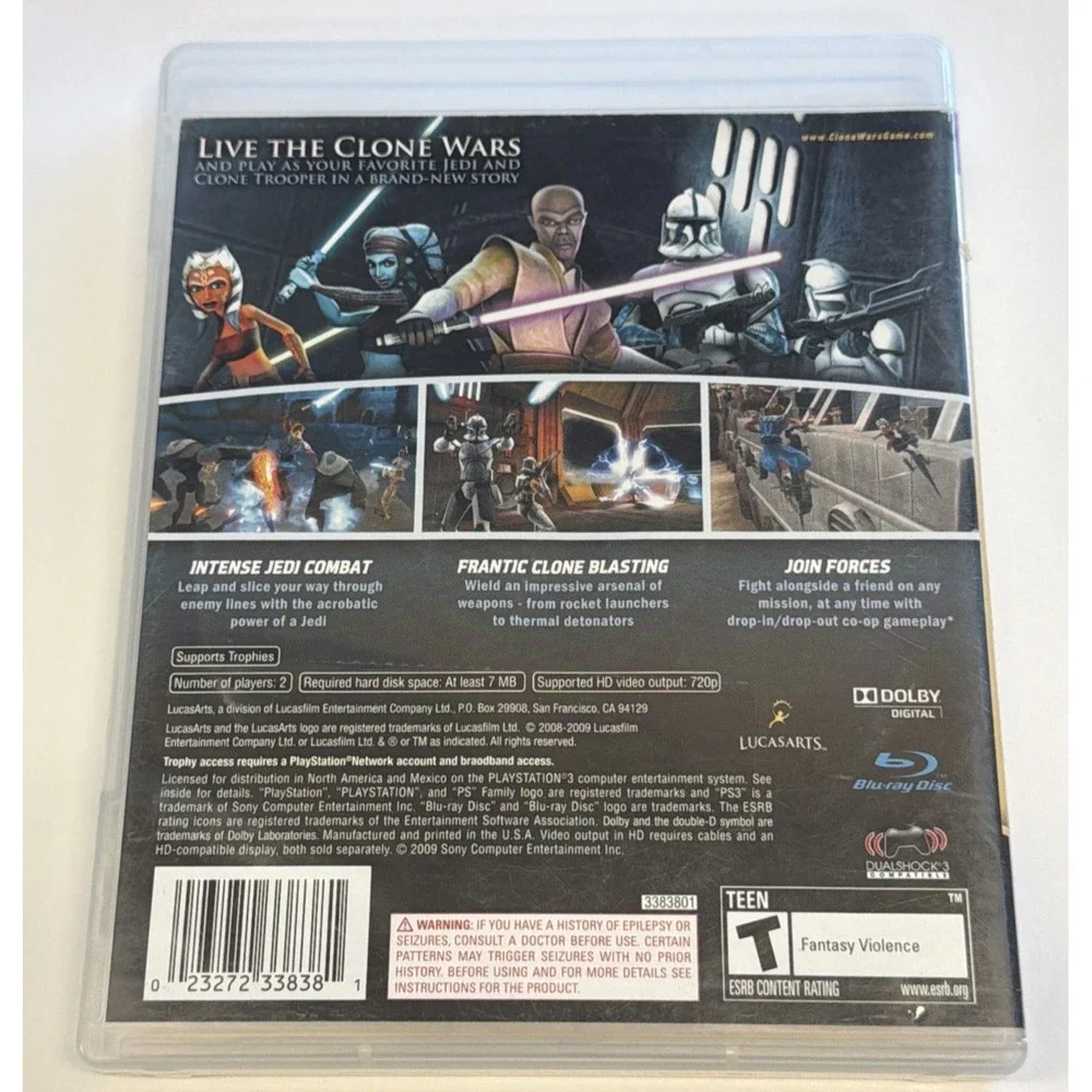Star Wars The Clone Wars Republic Heroes Sony PlayStation 3 2009